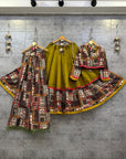 Printed Rayon chaniya choli