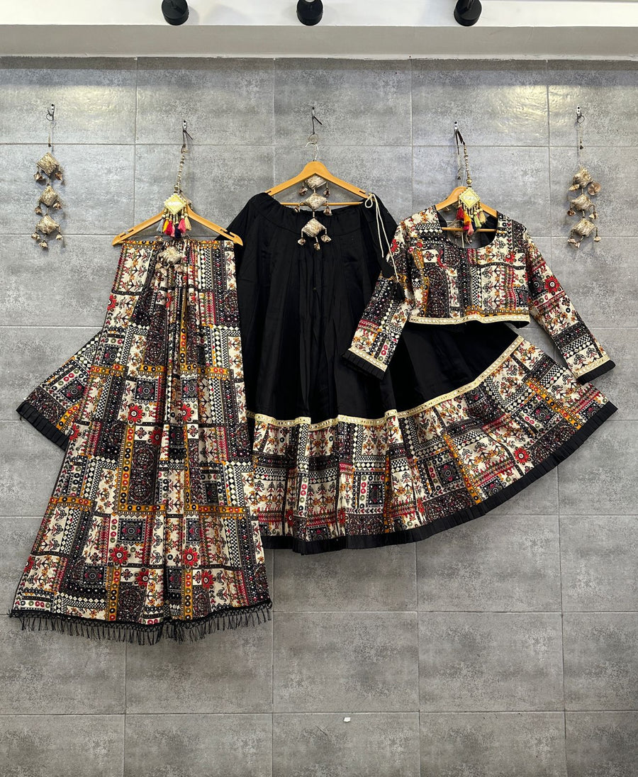 Printed Rayon chaniya choli