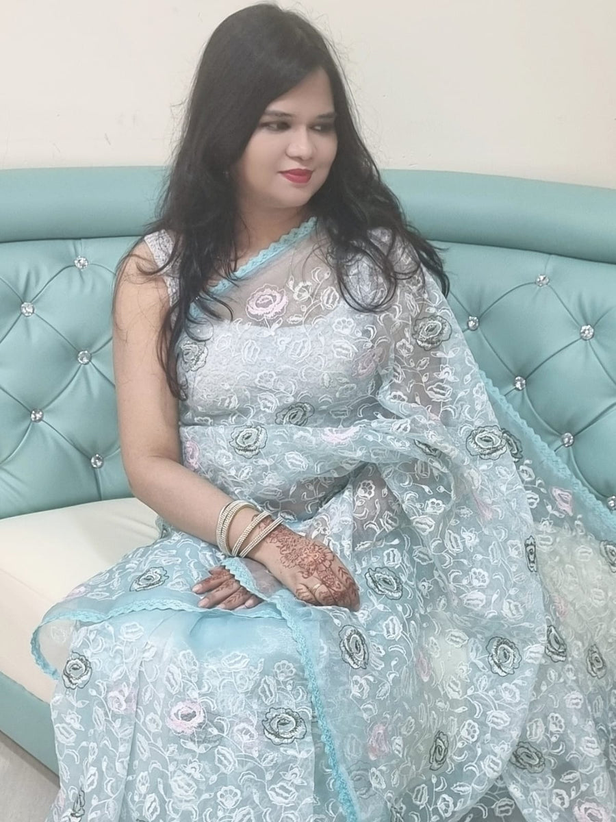 Organza Silk saree