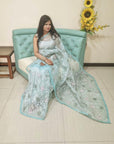 Organza Silk saree