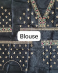 Vichitra silk saree