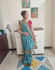Vichitra silk saree