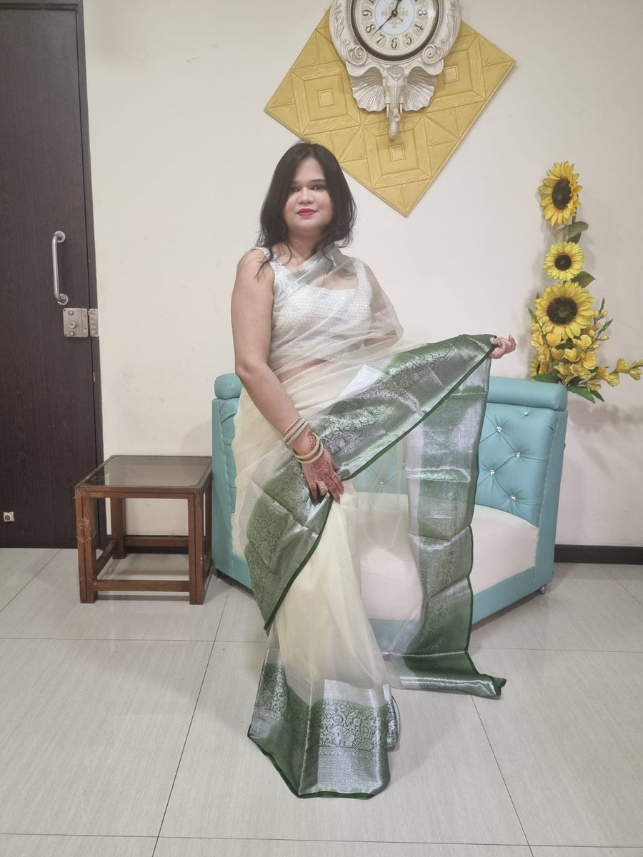 Organza Silk saree