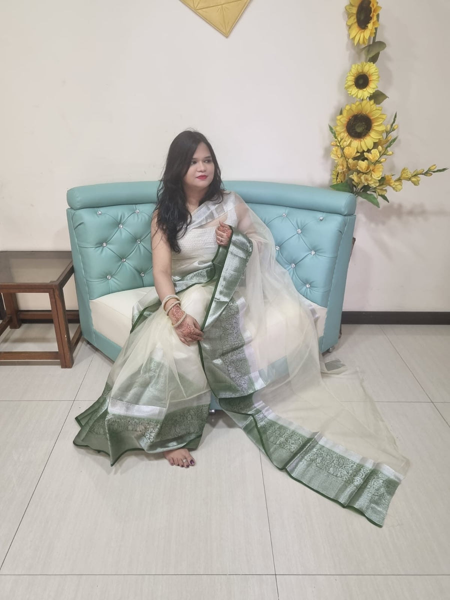Organza Silk saree