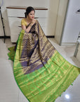 South  silk golden zari  weaving saree