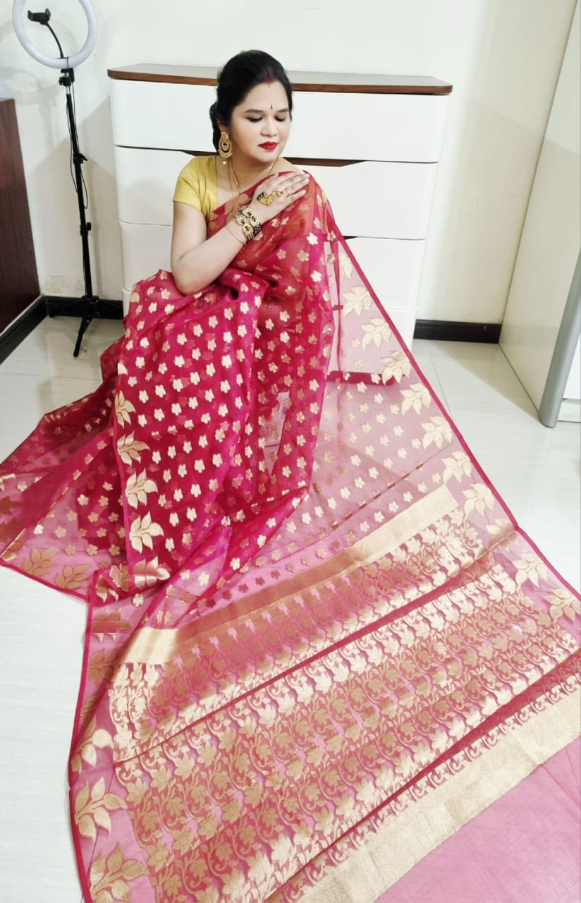 Banarasi  Jamdani saree