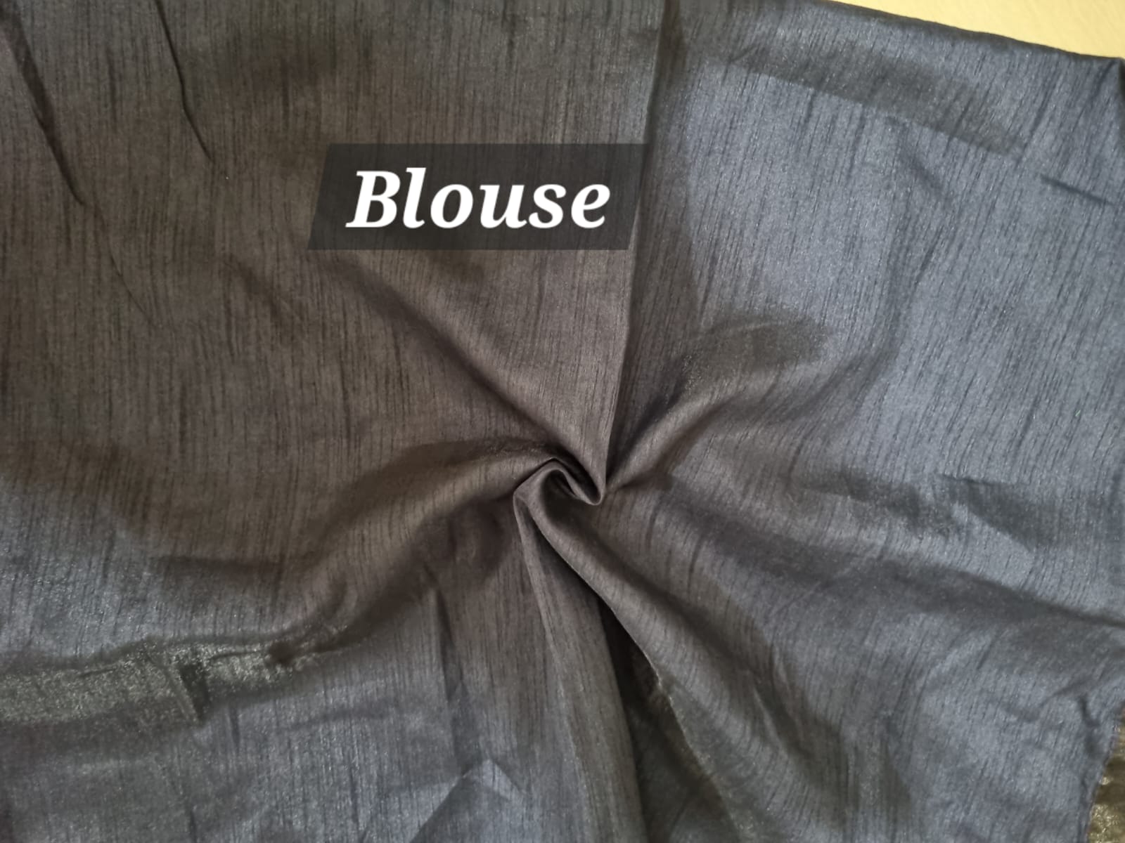 Vichitra silk digital printed blue saree