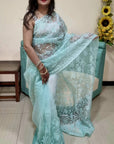 Organza Silk saree
