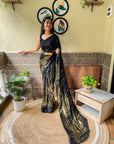 Ready to wear  sequins work saree