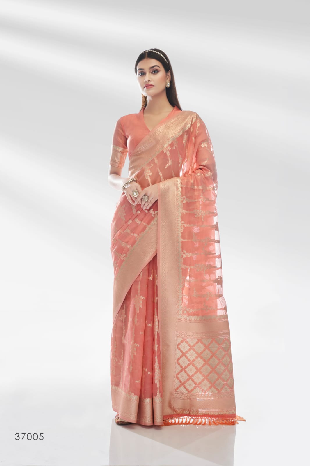 ORGANGZA SILK DESIGNER SAREE