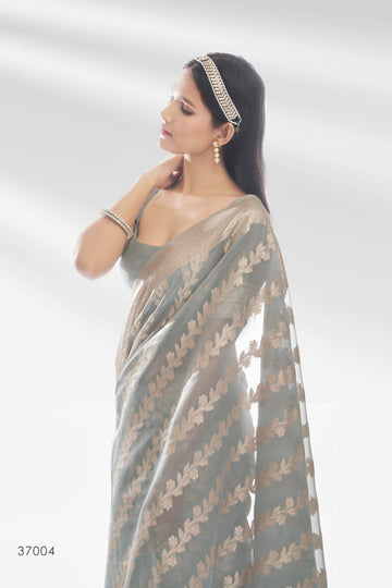 ORGANGZA SILK DESIGNER SAREE