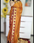 Mysore silk saree - Mustard
