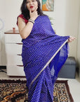 Bengal Handloom si-co Handpainted saree