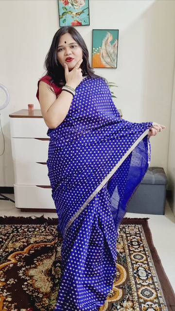 Bengal Handloom si-co Handpainted saree