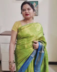 South  silk golden zari  weaving saree