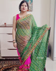 Gujrati kutch work Gamthi Saree