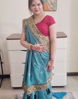 Vichitra silk saree