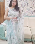 Organza Silk saree