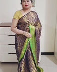 South  silk golden zari  weaving saree