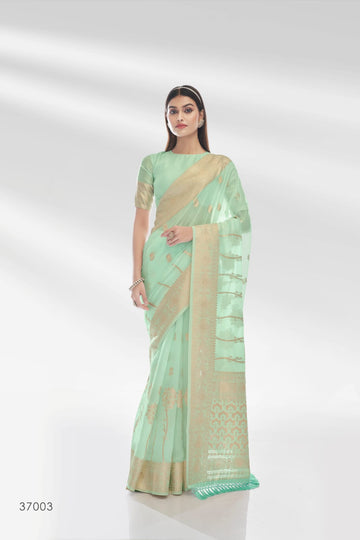 ORGANGZA SILK DESIGNER SAREE