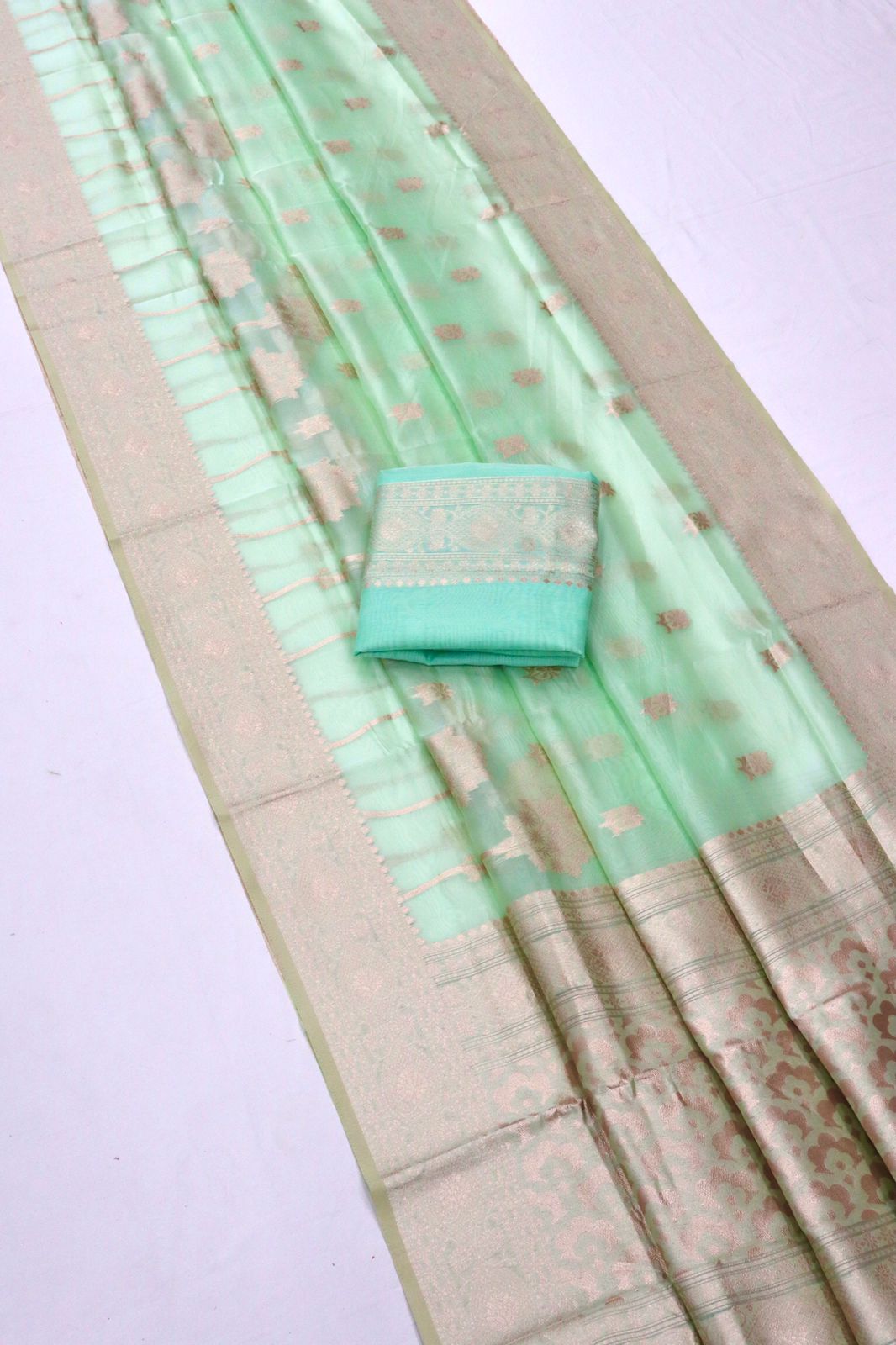 ORGANGZA SILK DESIGNER SAREE